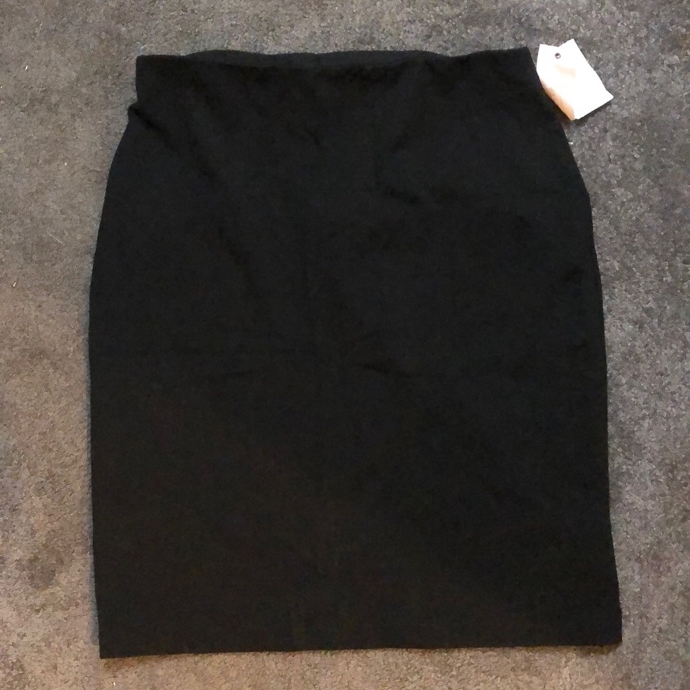 Black philosophy skirt business casual prof